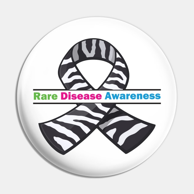 Rare Disease Awareness Pin by feelingreat