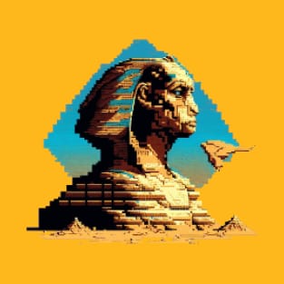 The Great Sphinx Pixel Art T-Shirt