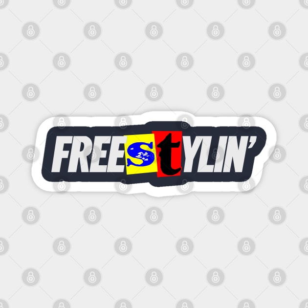 Freestylin Graphic Magnet by Frazza001
