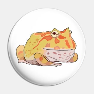 Strawberry Pacman Frog Pin