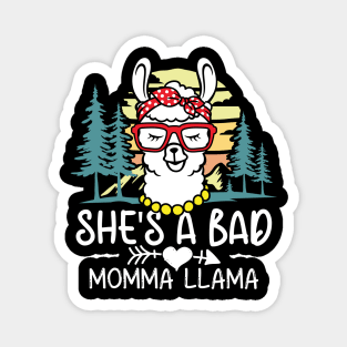 She's a bad Momma Llama Magnet