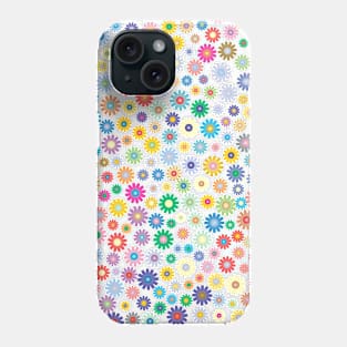 Multicoloured flower pattern Phone Case