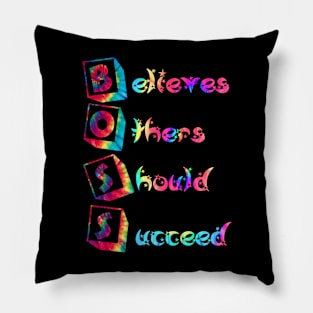 Leadership Quote Believes Others Should Succeed  Boss Pillow