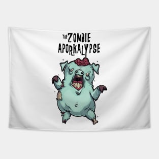 the zombie aPORKalypse Tapestry