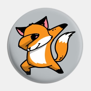 Dabbing Fox Pin