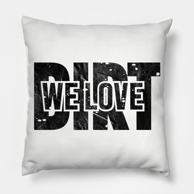 mountain bike mtb dirt gift motocross Pillow by TheOutdoorPeople