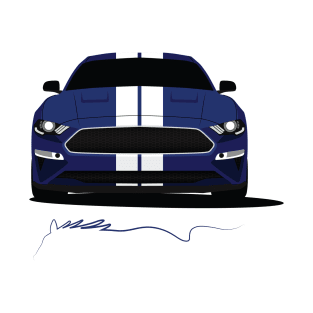 Mustang (Blue) T-Shirt