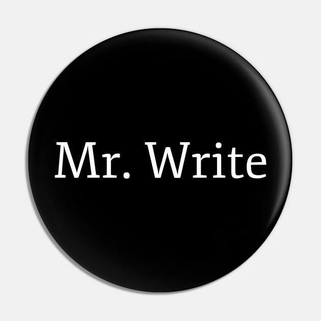 Mr, Write Pin by doctor ax