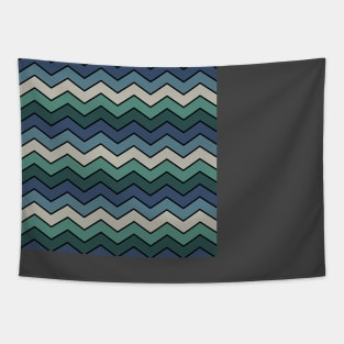 vintage zig zags Tapestry