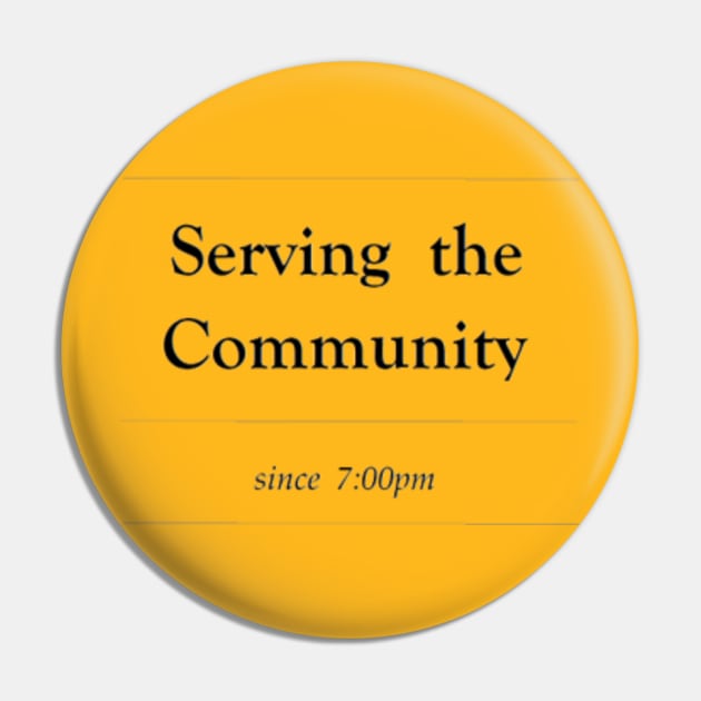 Serving the Community Pin by fuzzygruf