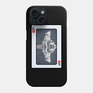 Malamutes King Of Hearts Phone Case