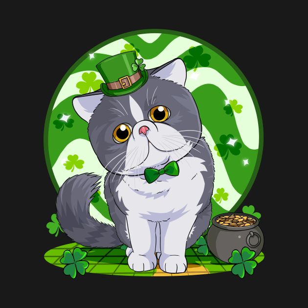 American Shorthair Cat Saint Patricks Leprechaun by Noseking