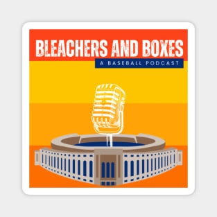 Bleachers and Boxes: A Baseball Podcast Magnet