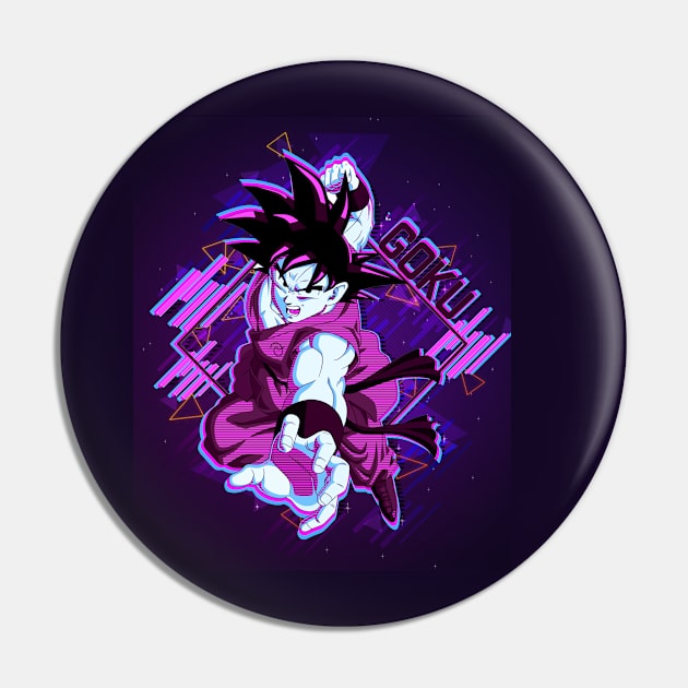 Dragon Ball : Goku "Kakarot" 80's retro style classic poster - awsome gift for Dragon Ball lover & fans Pin by EhsanStore