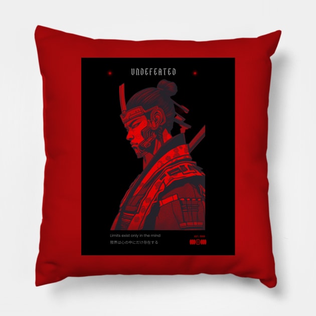 undefeated Pillow by Tanguarts