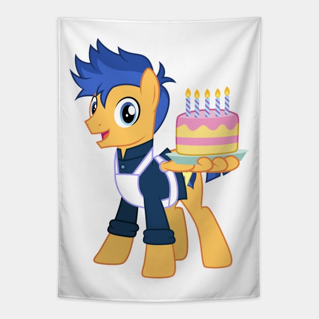 Happy Birthday from Flash Sentry Tapestry by CloudyGlow