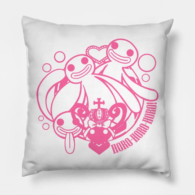 The Ghosts of Princess Perona - Pink Version Pillow by Nat Ewert Art