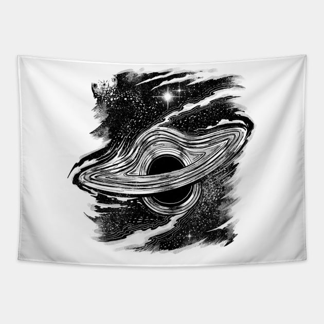 Lightless Ring Tapestry by stevenlefcourt