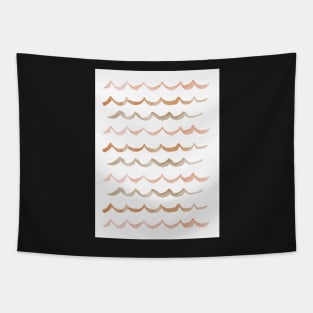 Life is Swell - Watercolor Wave Pattern Tapestry