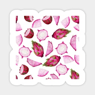 Dragon Fruit Pitaya Pinky Pattern Magnet