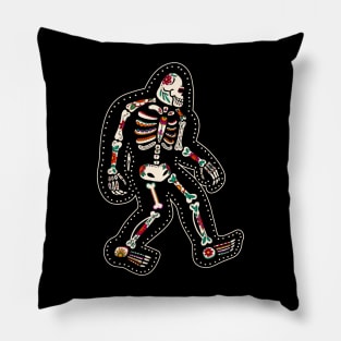 Day of the Dead Bigfoot Pillow