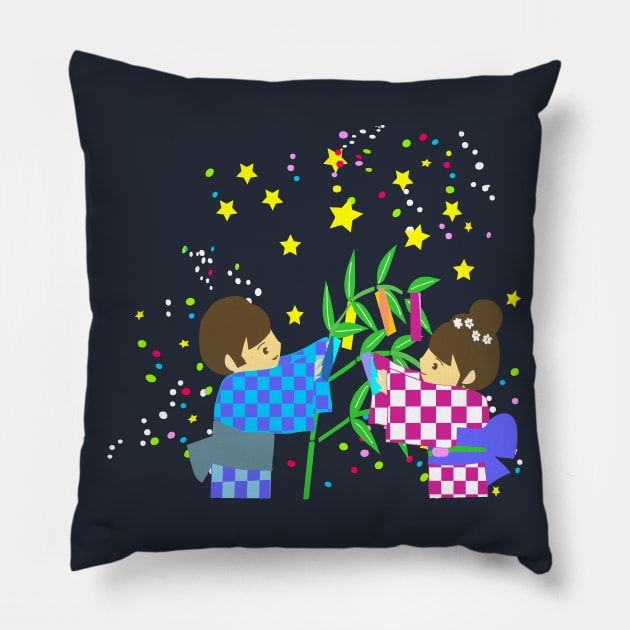 Japanese couple - 日本のカップル - Nihon no kappuro Pillow by shirtsandmore4you