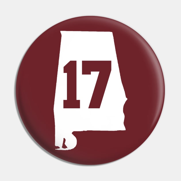 ALABAMA 17 CRIMSON Pin by thedeuce