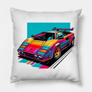 Lamborghini Countach Pillow