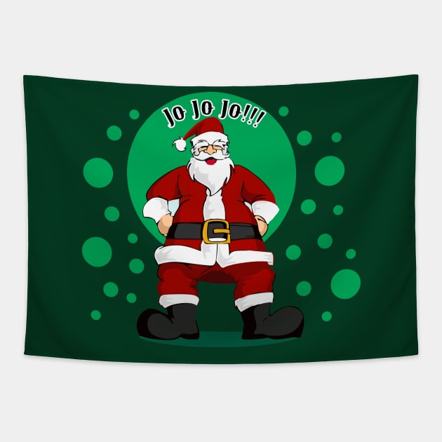 Santa Claus and his jo jo jo Tapestry by YellowQueen