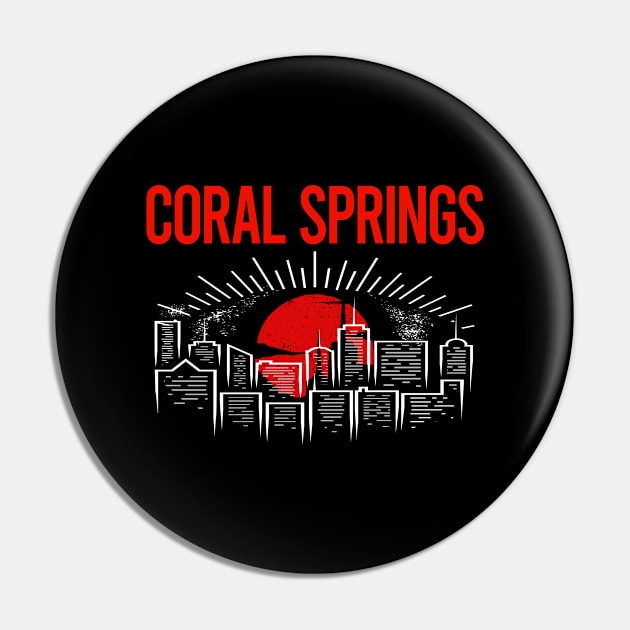 Red Moon Coral Springs Pin by flaskoverhand