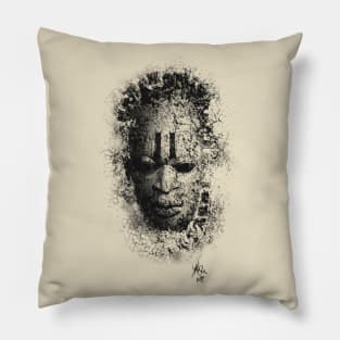 Black MASK with no texts Pillow