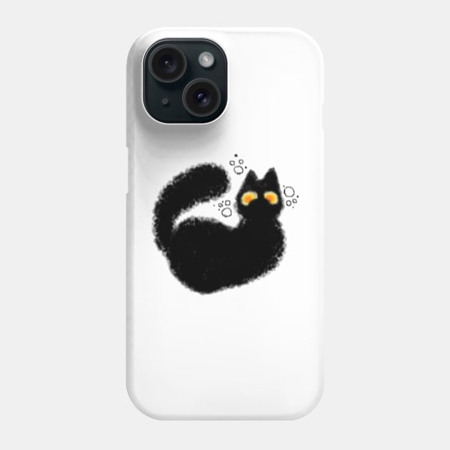 Bubbly Cat MS paint Phone Case by Bingust