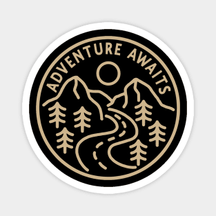 ADVENTURE AWAITS Magnet