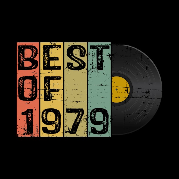 Retro Vintage 41st Birthday Gift For Him or Her Best of 1979 by RW