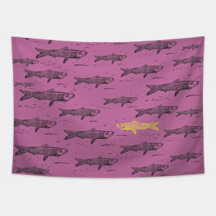 Yellow Sardine Tapestry