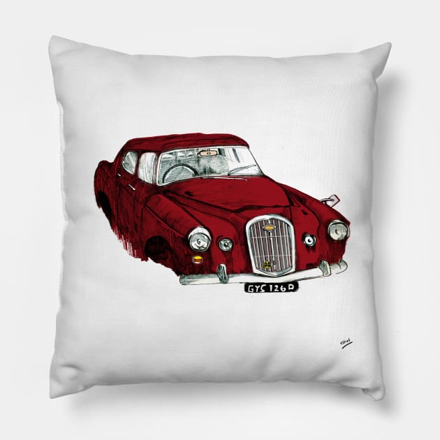 Old Wolseley Car Pillow by grantwilson