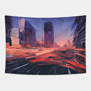 City That Never Sleeps Tapestry