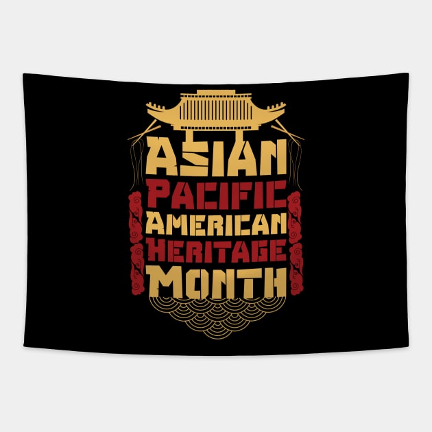 Aapi month gift :Asian Pacific American Heritage Tapestry by Mr_tee