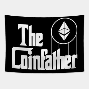The Coinfather Funny Crypto Hodl BTC Blockchain Etherum Tapestry