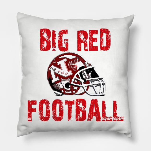 North Attleboro Football Helmet T-Shirt Pillow by ArmChairQBGraphics