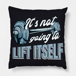 Dumbbell Weightlifter Motivation Pillow