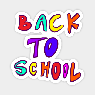 Back to school colorful Magnet