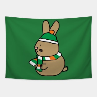 Cute Easter Bunny on St Patricks Day Tapestry