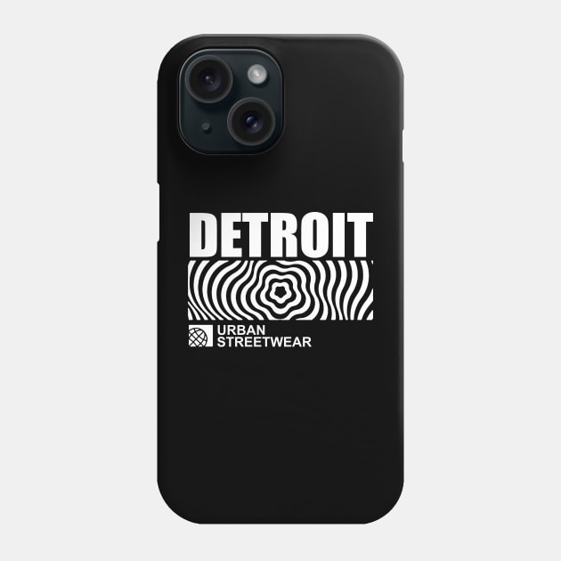 detroit urban streetwear Phone Case by antonimus