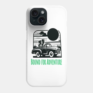 Journey Awaits - Sibling Road Trip Emblem Phone Case