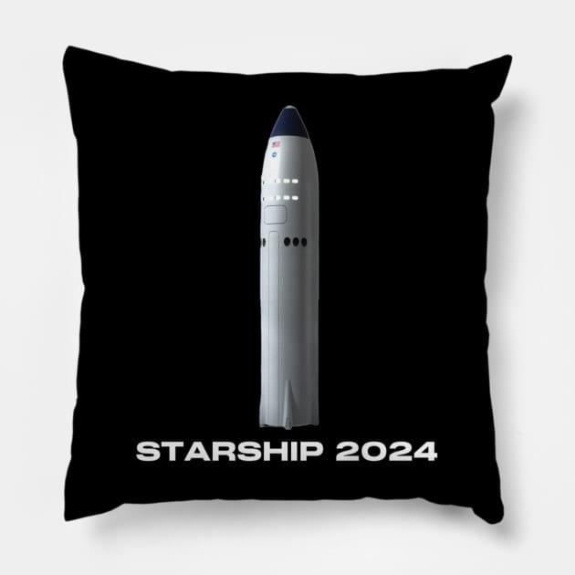 Starship Pillow by Stellar Facts