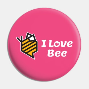 I Love bee Pin