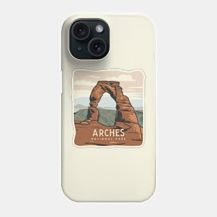 Arches National Park Travel Sticker Phone Case