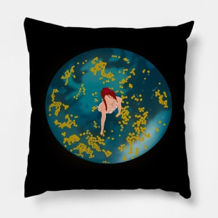 Chappell Roan in the Karma Pool Sticker Pillow