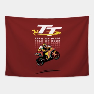 Isle of Man TT Race 2023 Tapestry